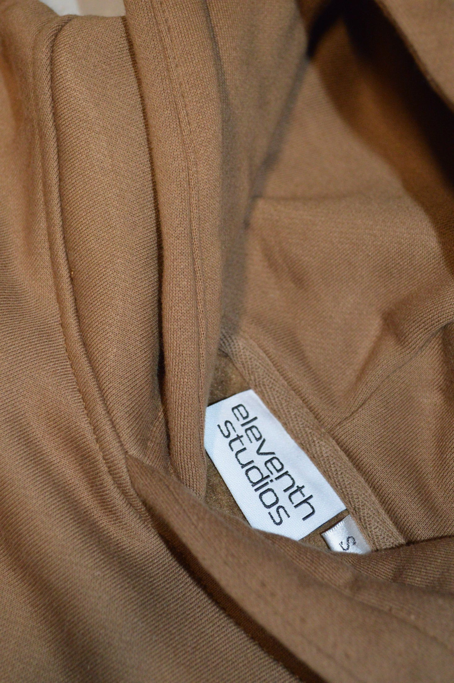 The ultimate logo boxy hoodie brown