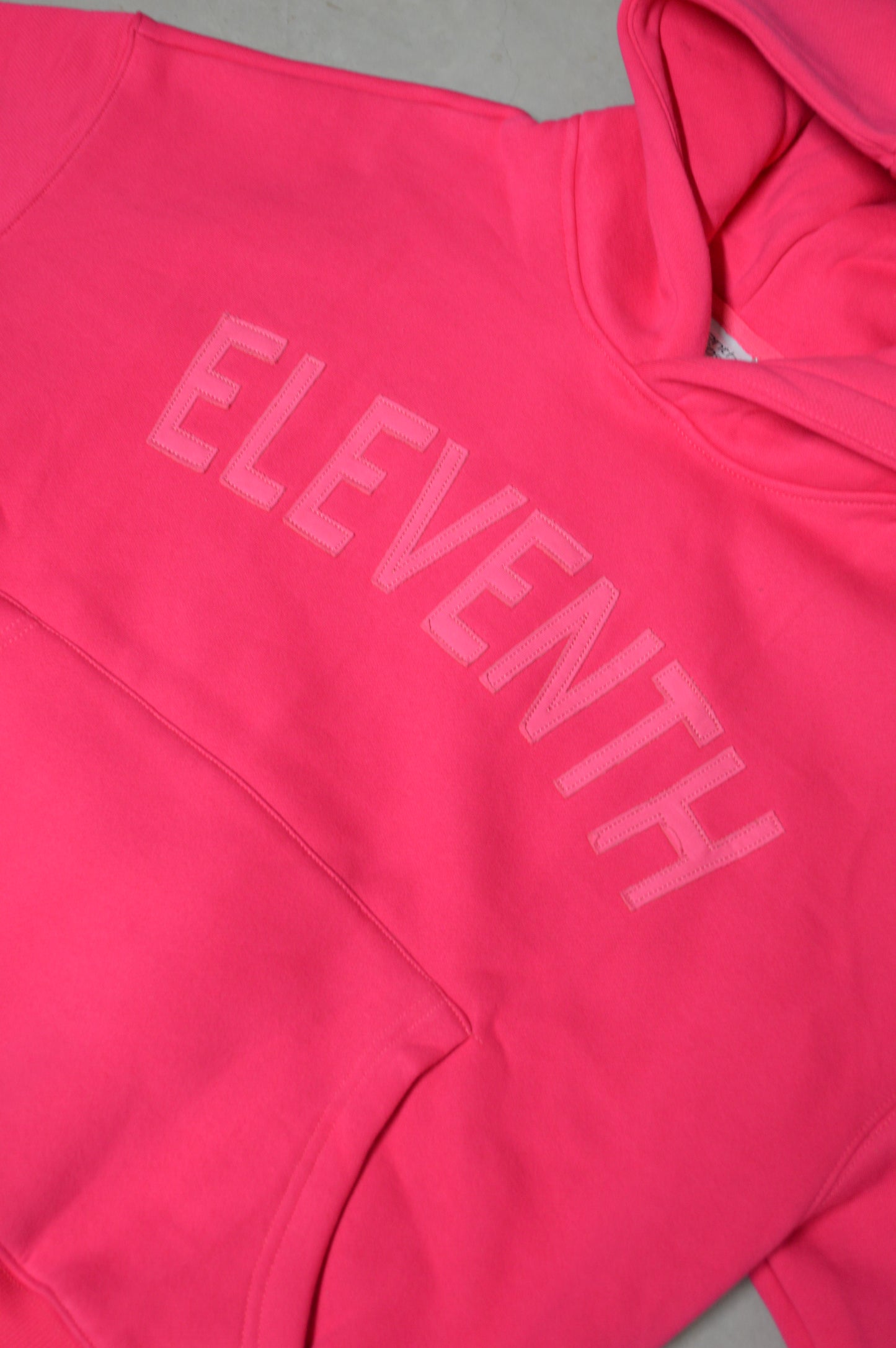 The ultimate logo boxy hoodie pink