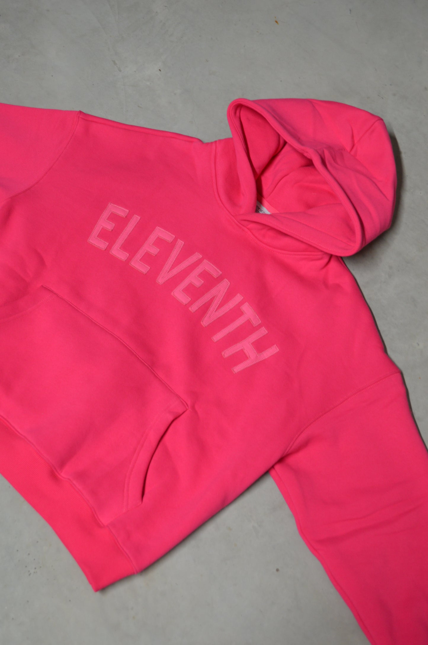 The ultimate logo boxy hoodie pink