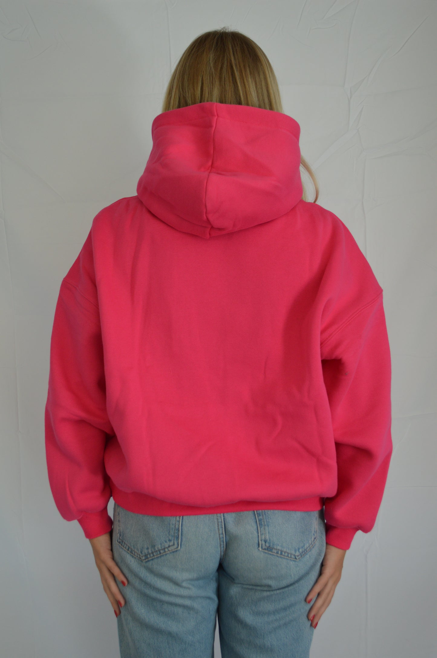 The ultimate logo boxy hoodie pink