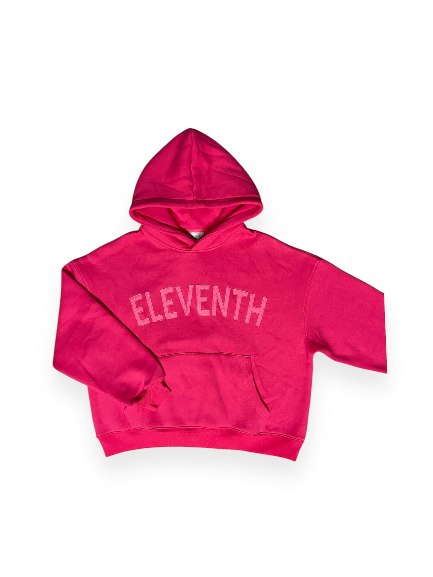 The ultimate logo boxy hoodie pink