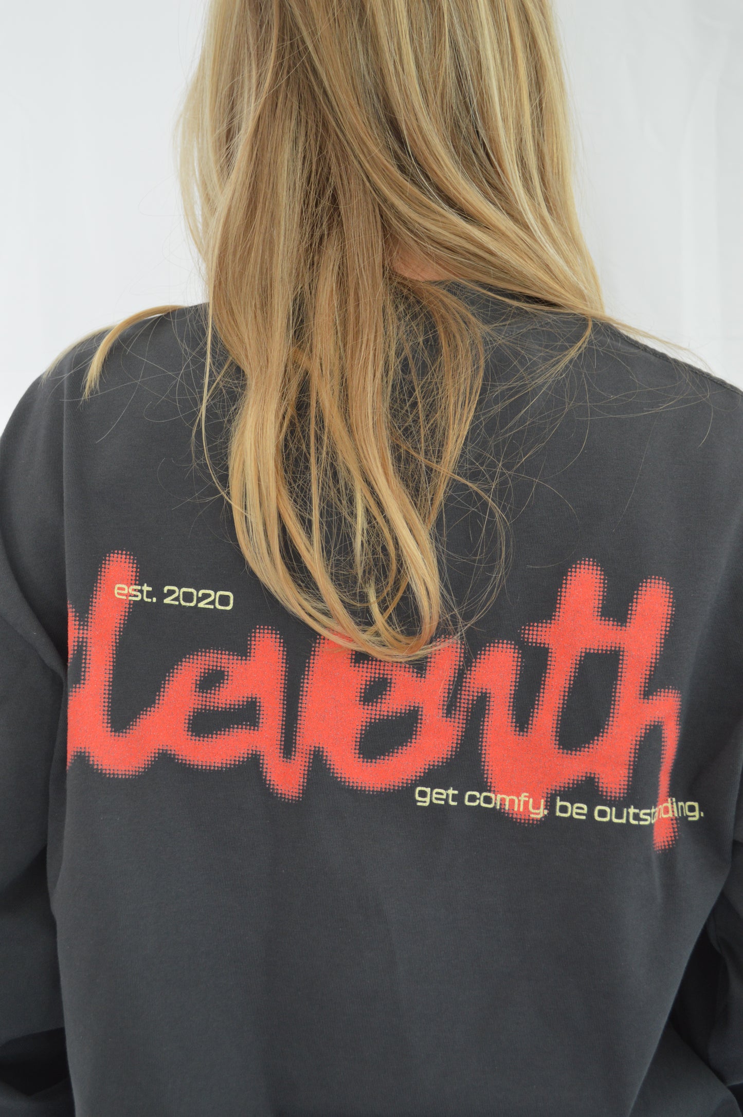 The bubbly longsleeve dark grey