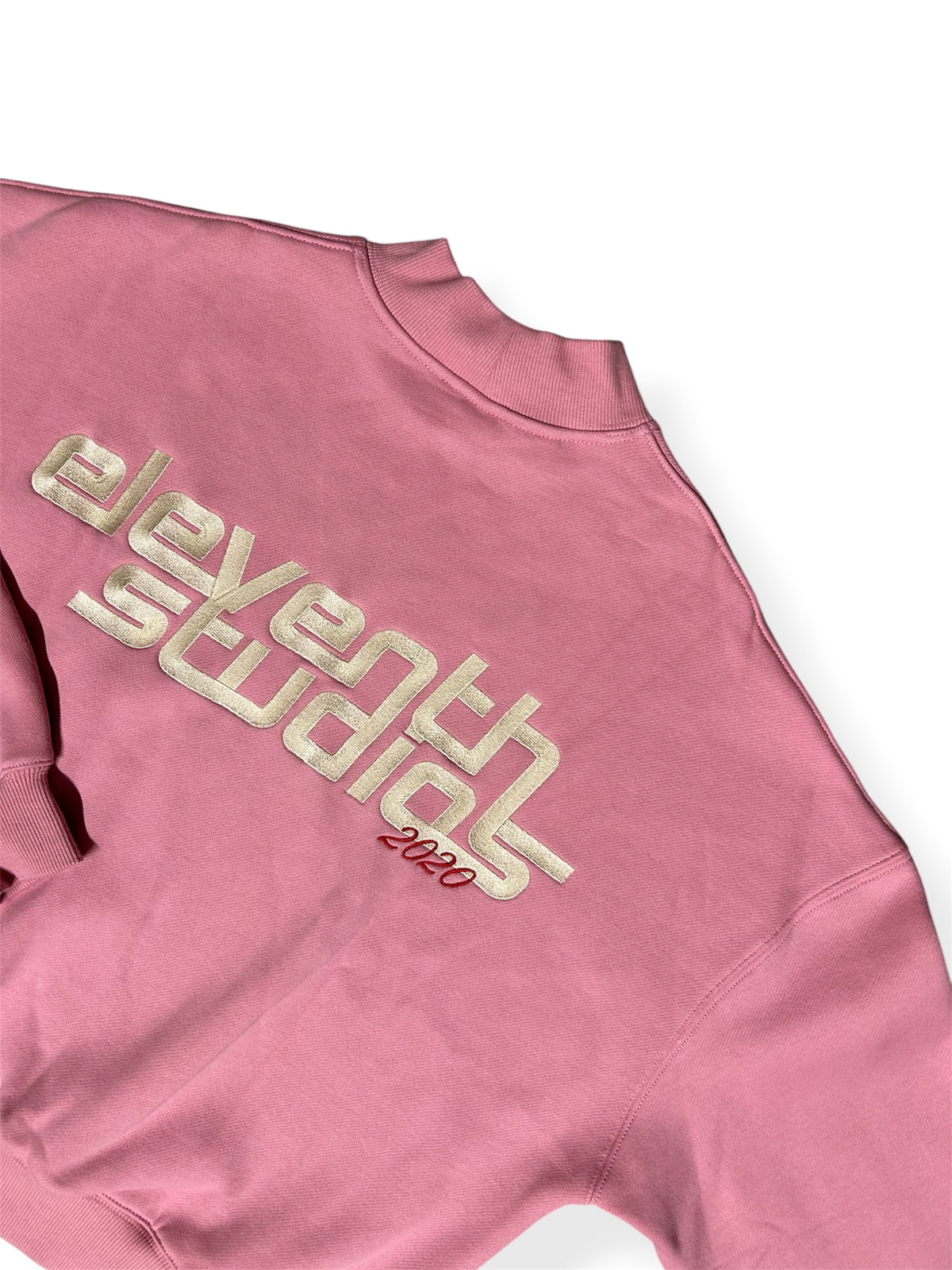The high neck sweater light pink