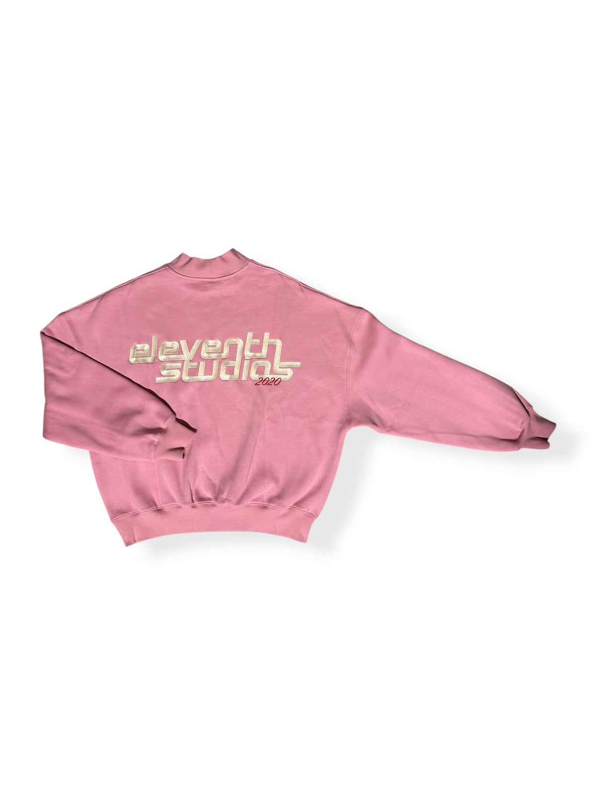 The high neck sweater light pink