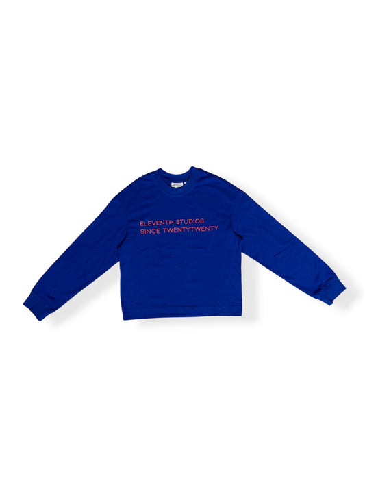 The distressed longsleeve blue