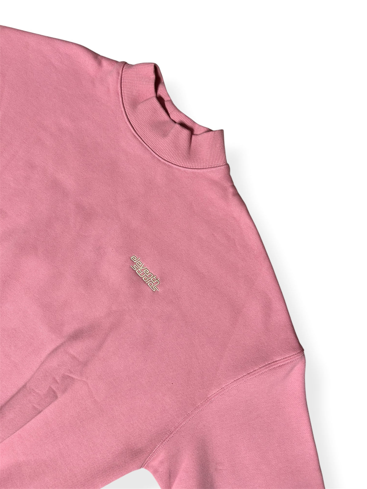 The high neck sweater light pink