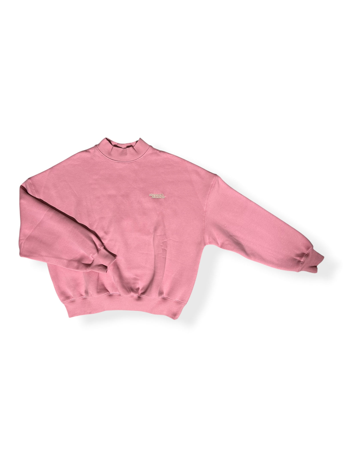 The high neck sweater light pink