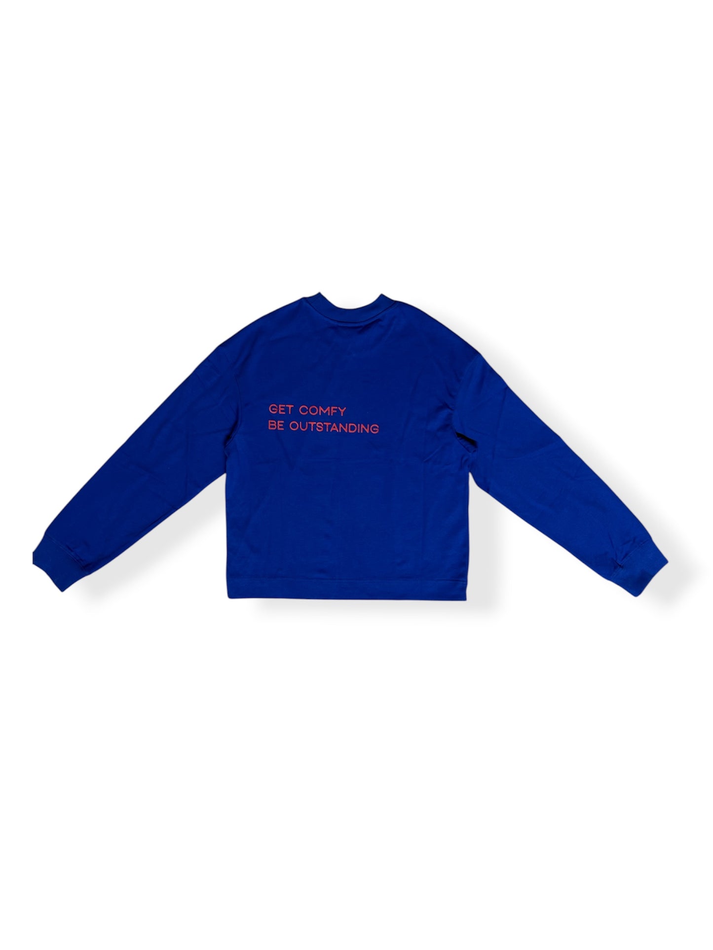 The distressed longsleeve blue