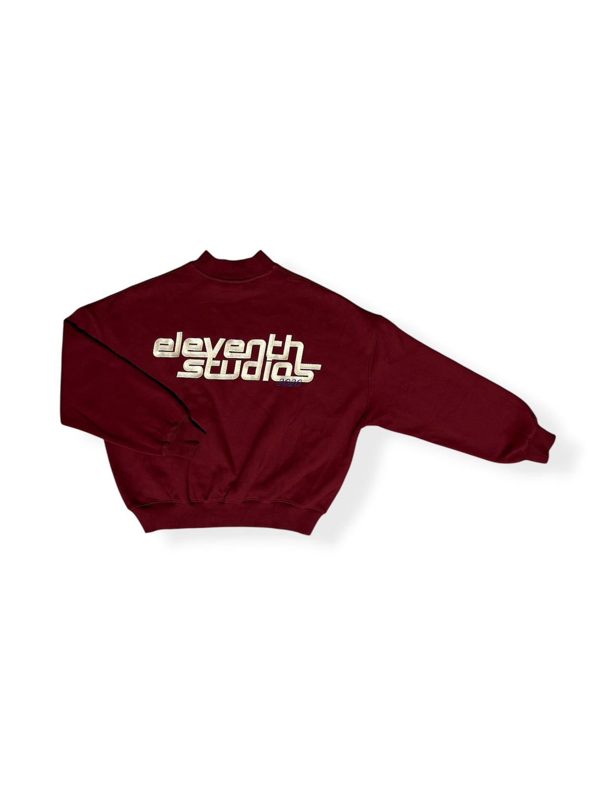 The high neck sweater burgundy