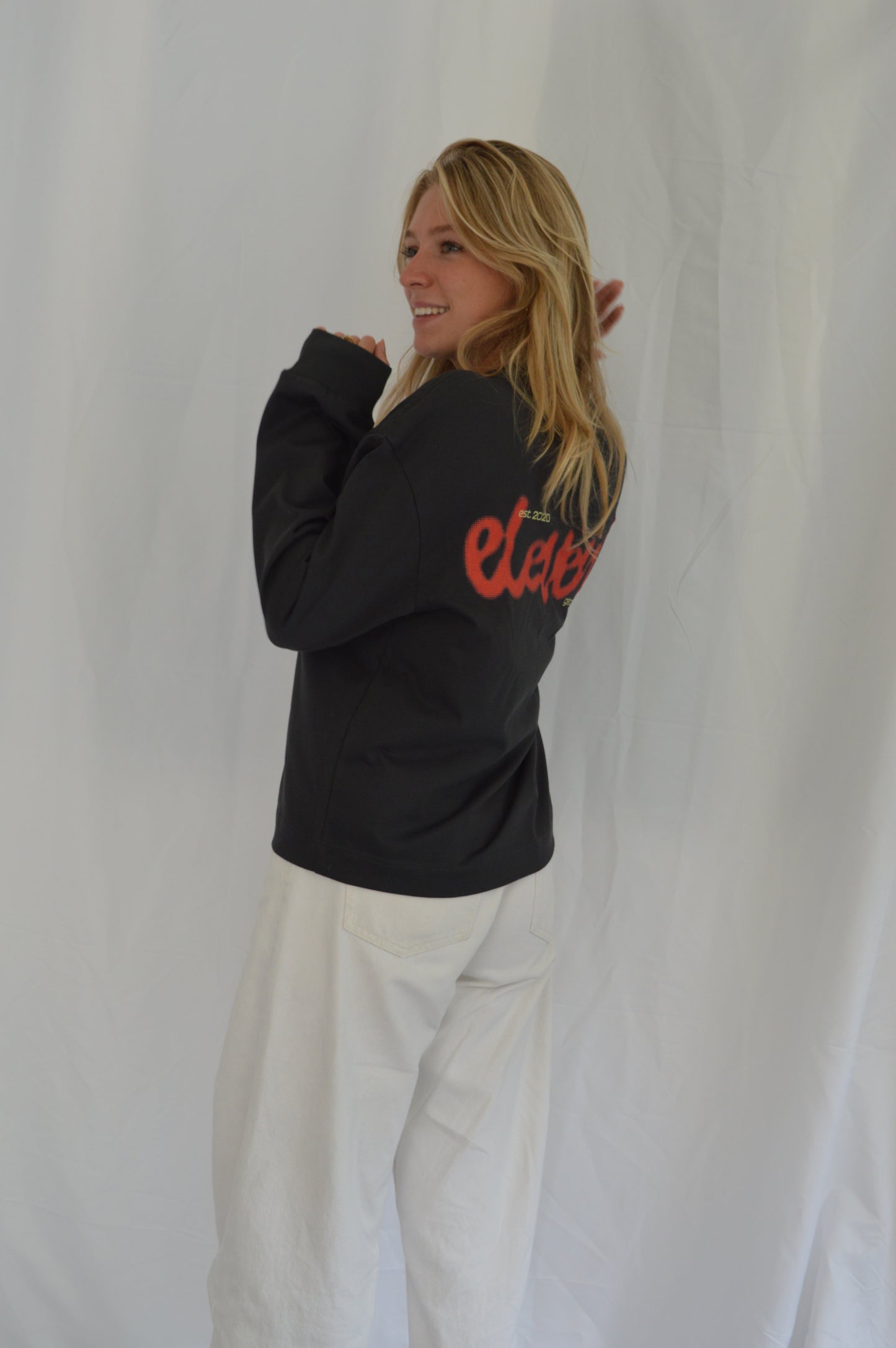 The bubbly longsleeve dark grey