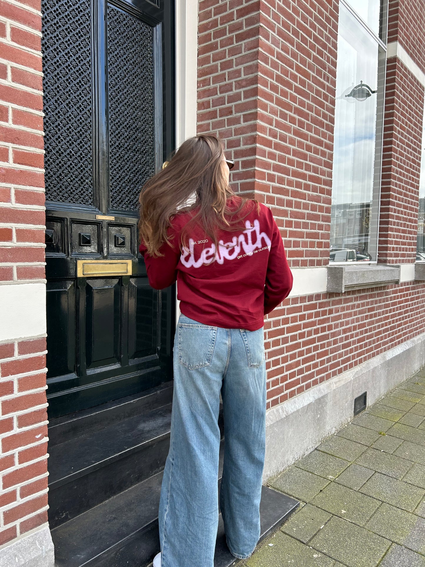 The bubbly longsleeve burgundy
