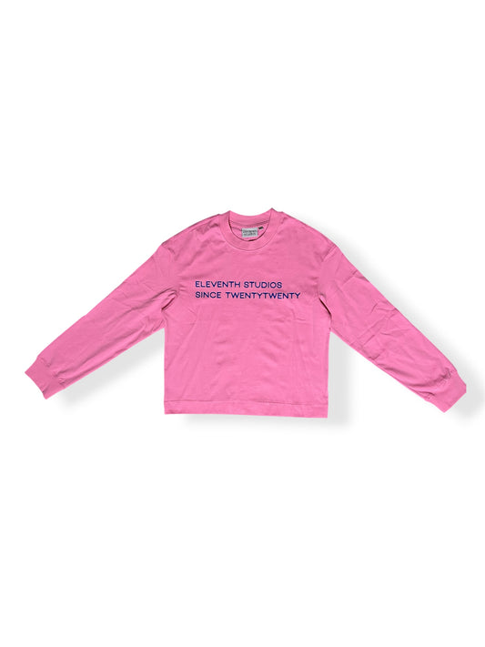 The distressed longsleeve pink