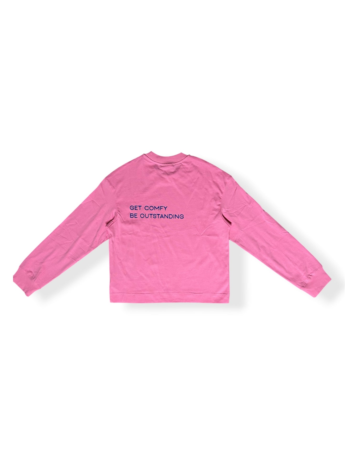 The distressed longsleeve pink