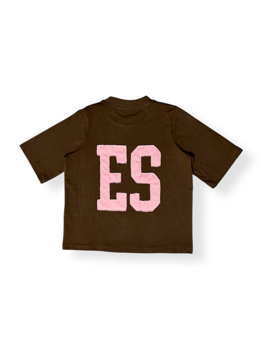 The ES boxy shirt brown