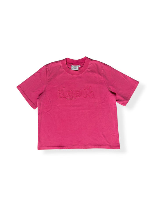 The dimensional shirt pink acid washed