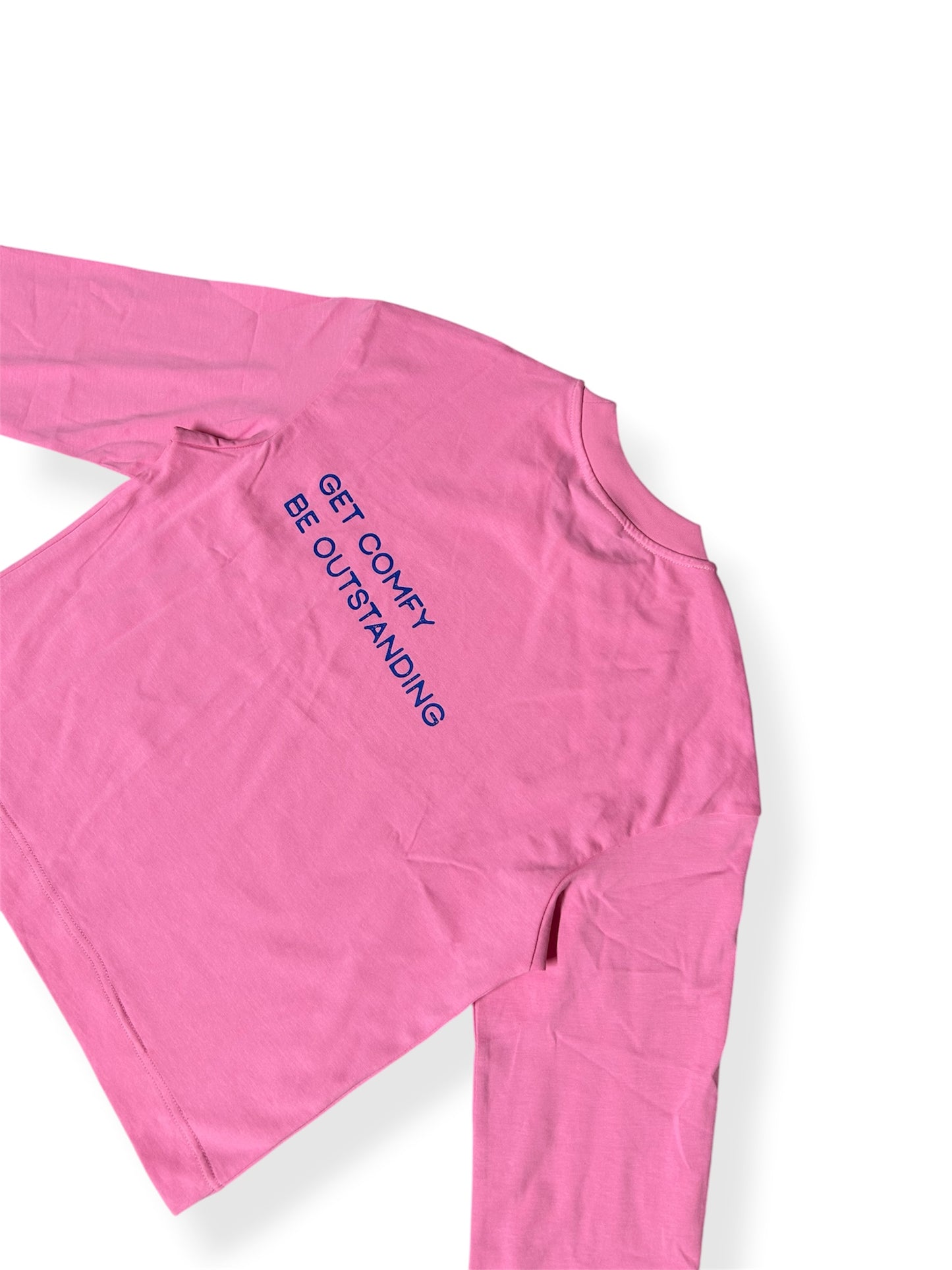 The distressed longsleeve pink