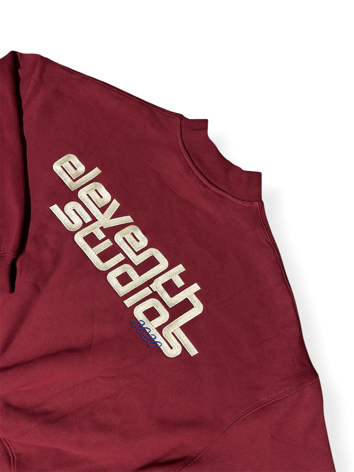 The high neck sweater burgundy