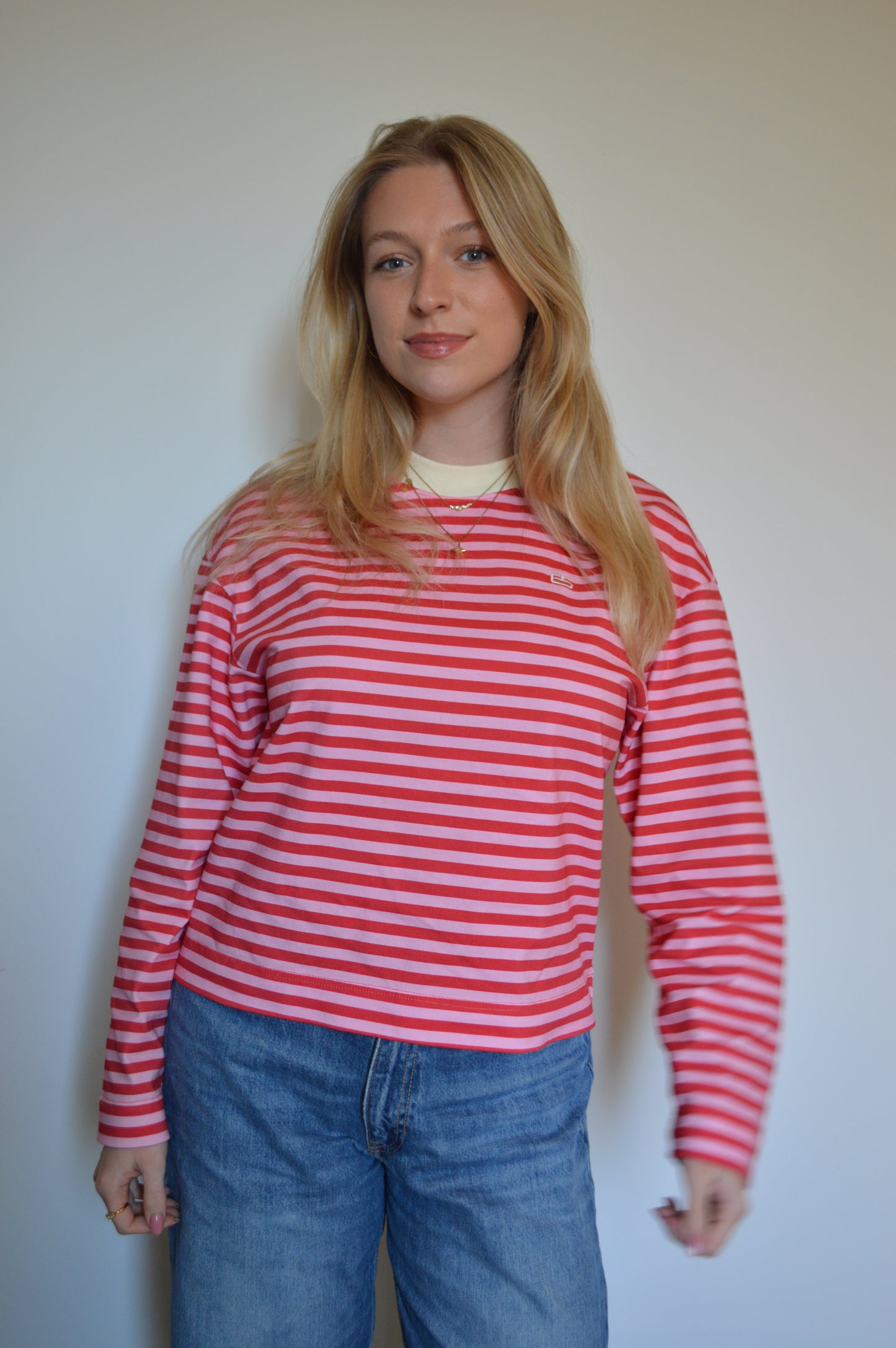 The striped longsleeve pink