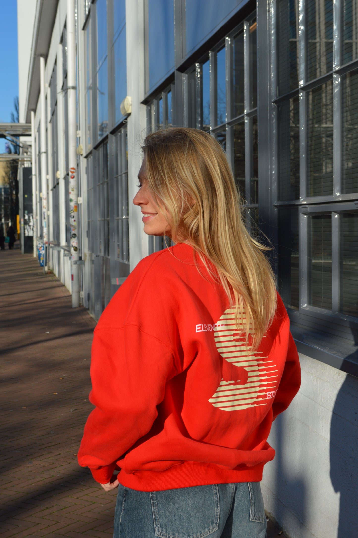 The speedy S sweater red
