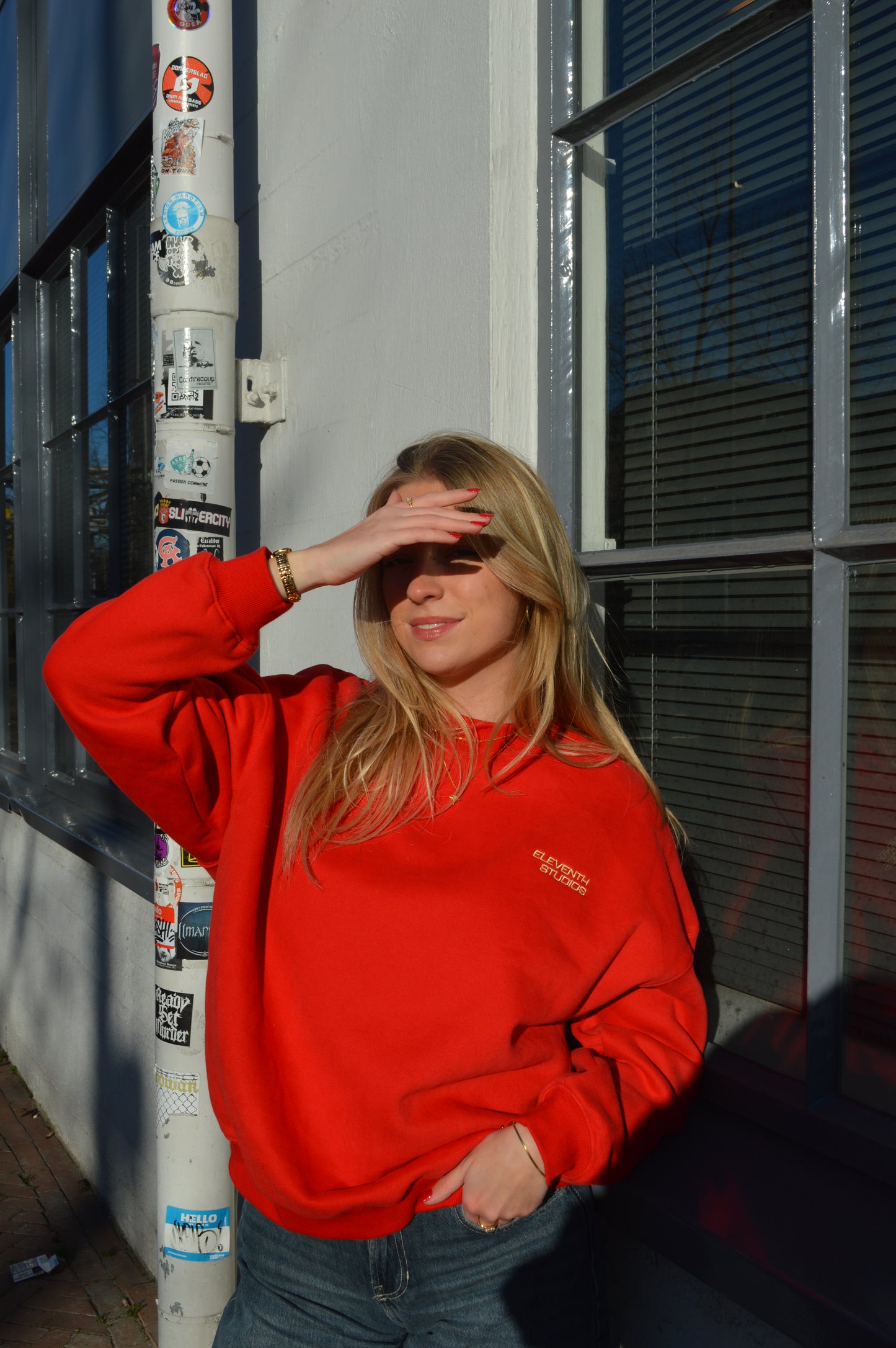 The speedy S sweater red