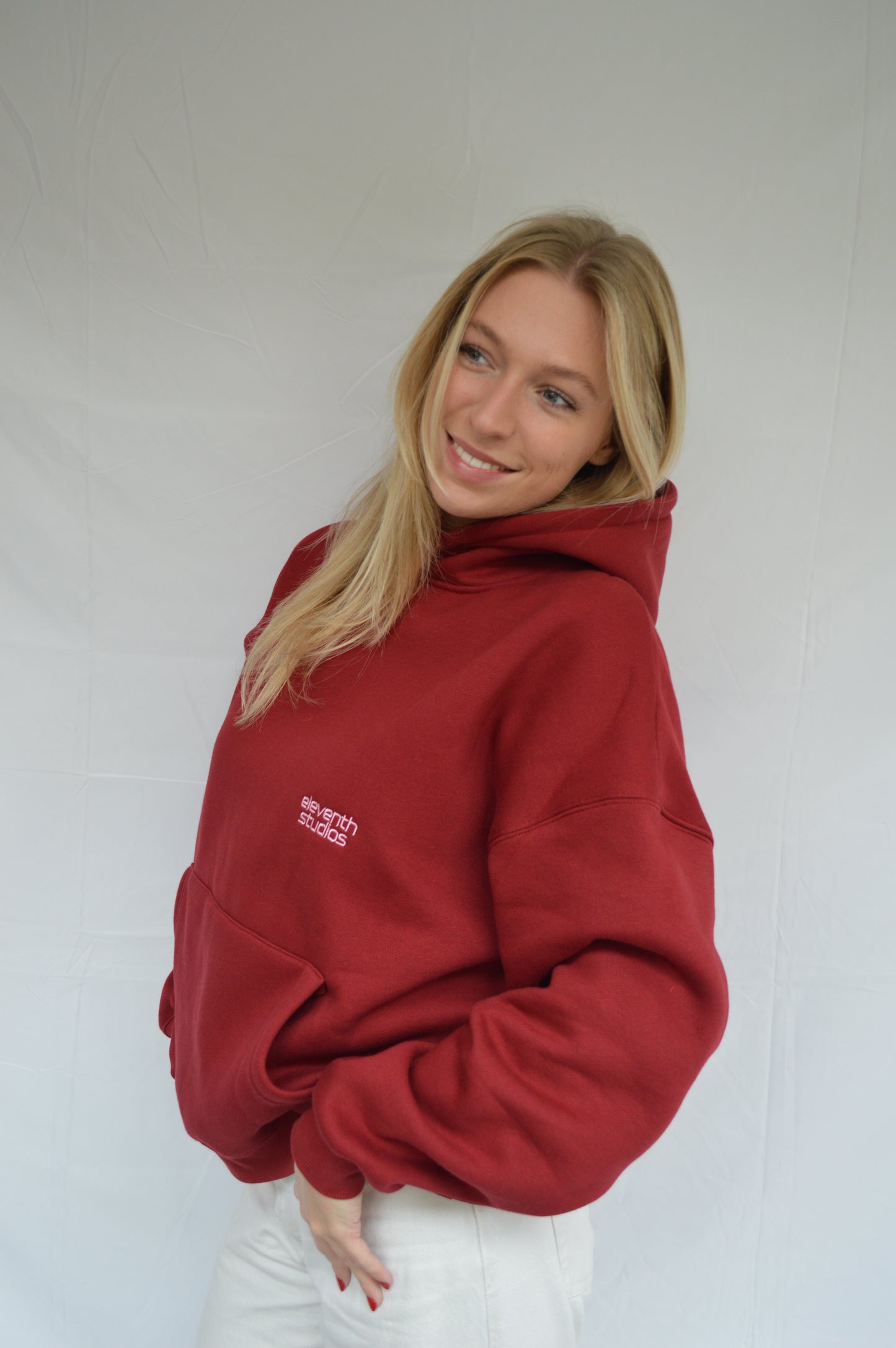 The 11 hoodie bordeaux