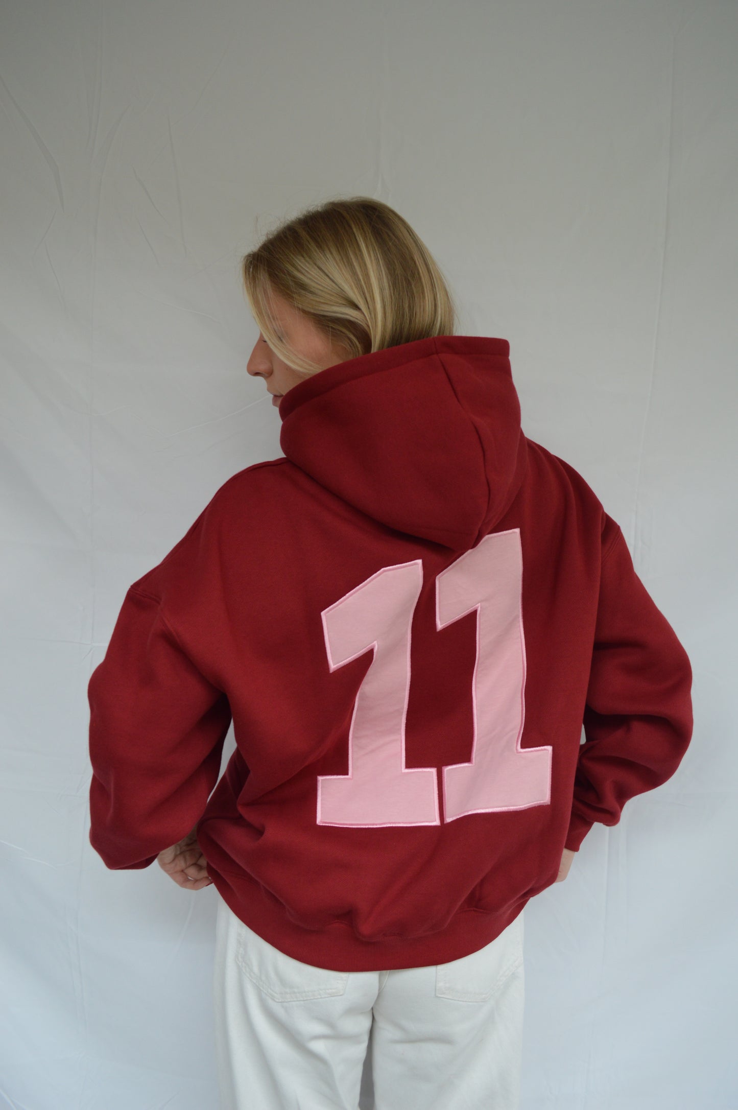 The 11 hoodie bordeaux