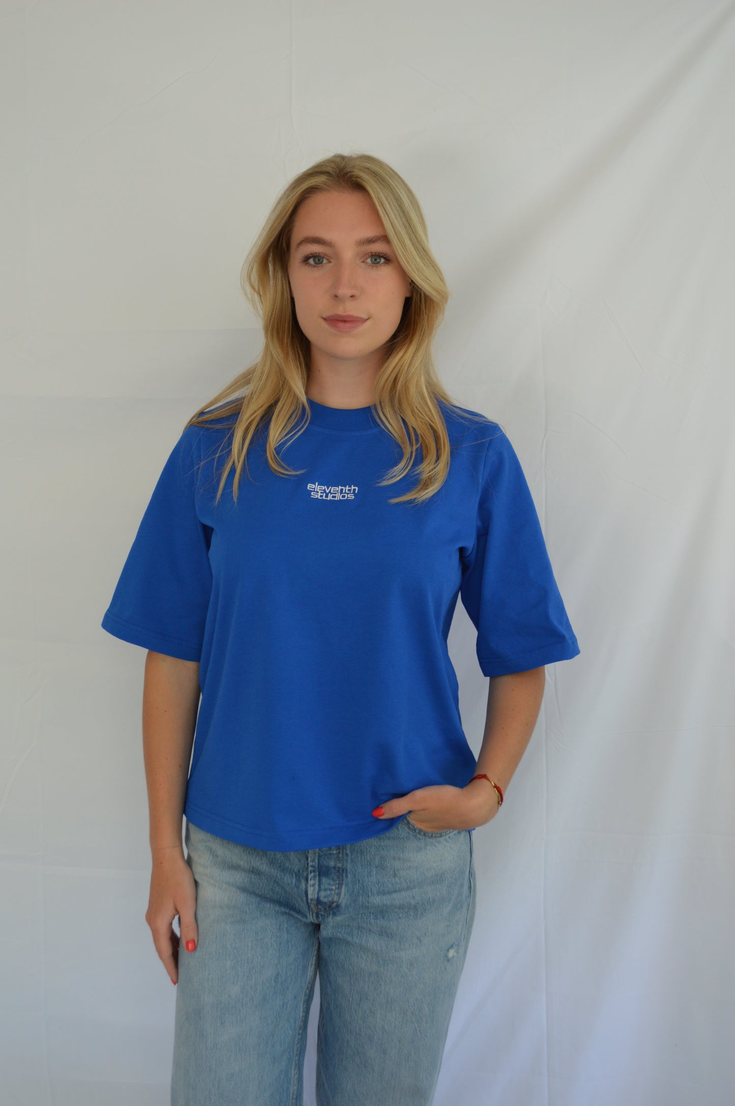 The ES boxy shirt royal blue
