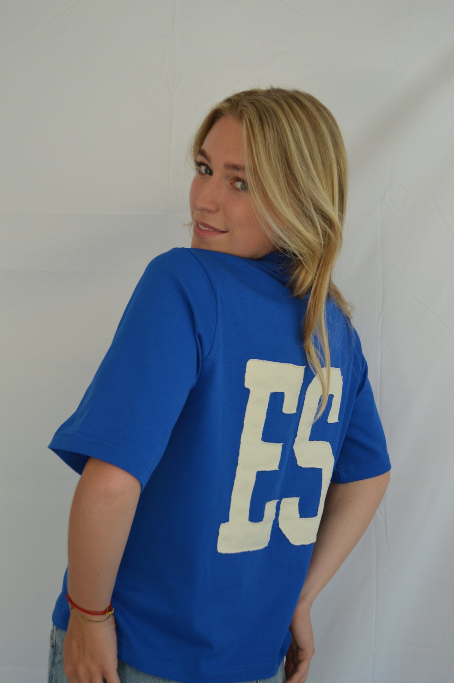 The ES boxy shirt royal blue