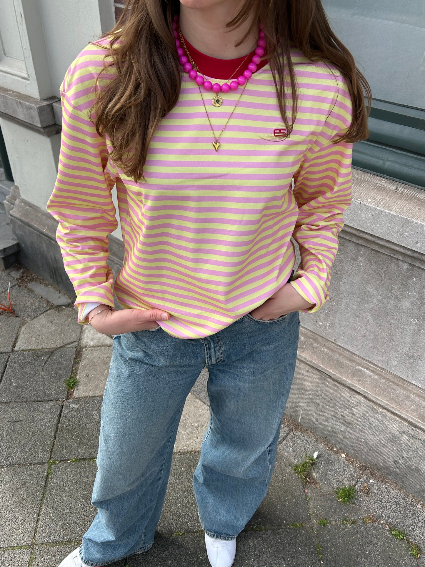 The striped longsleeve yellow