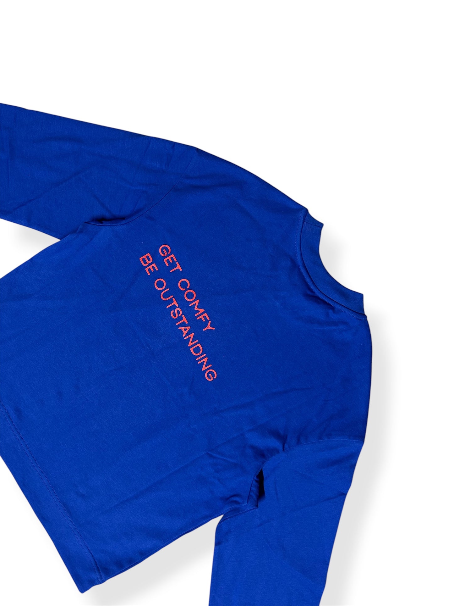 The distressed longsleeve blue