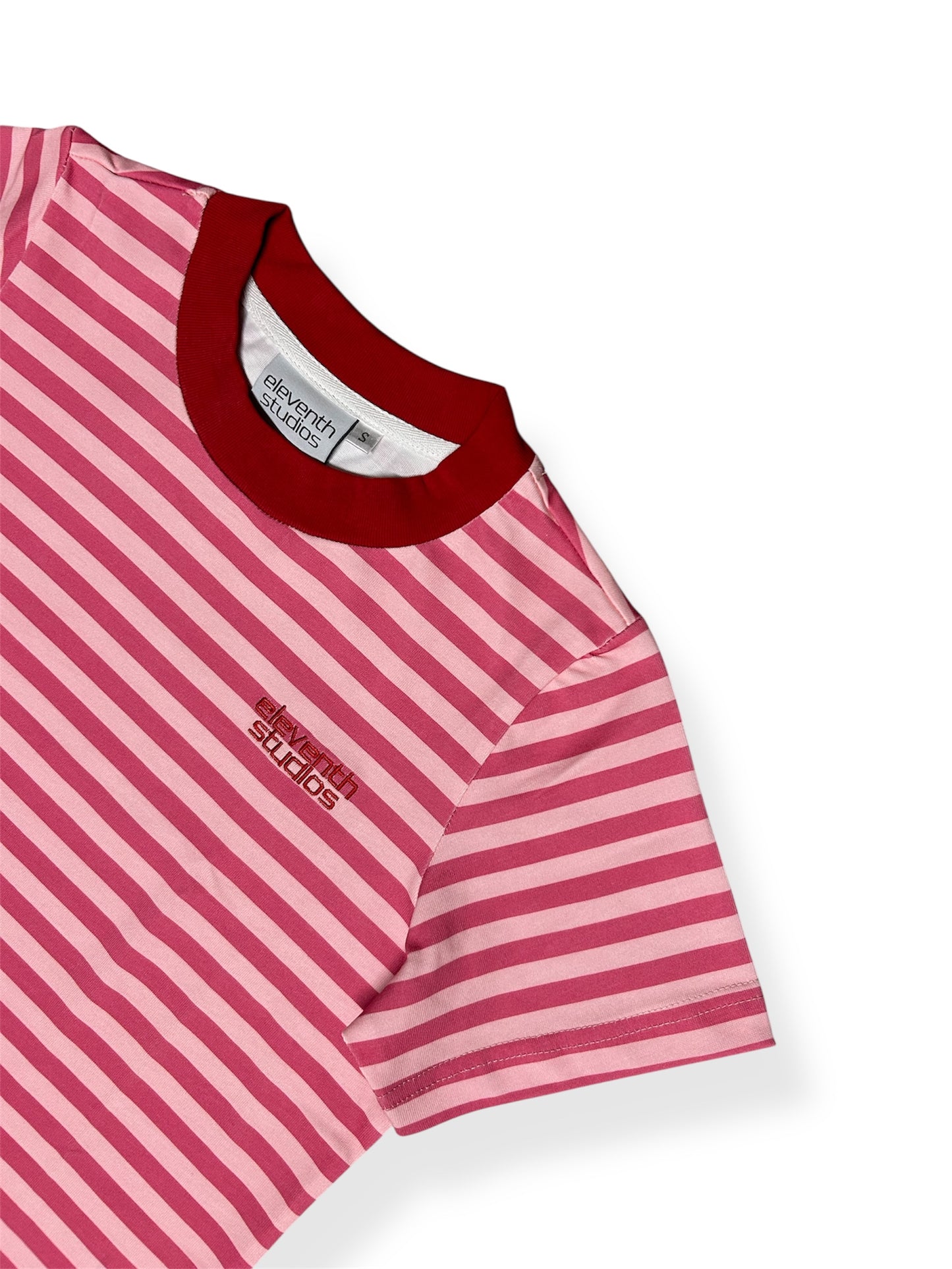 The striped baby tee pink
