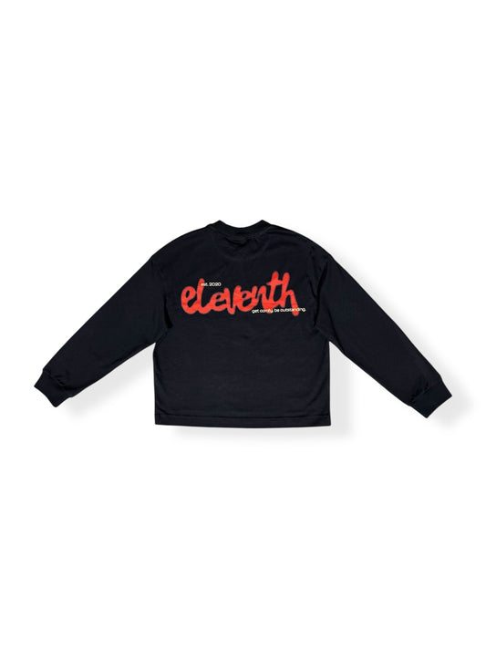 The bubbly longsleeve dark grey