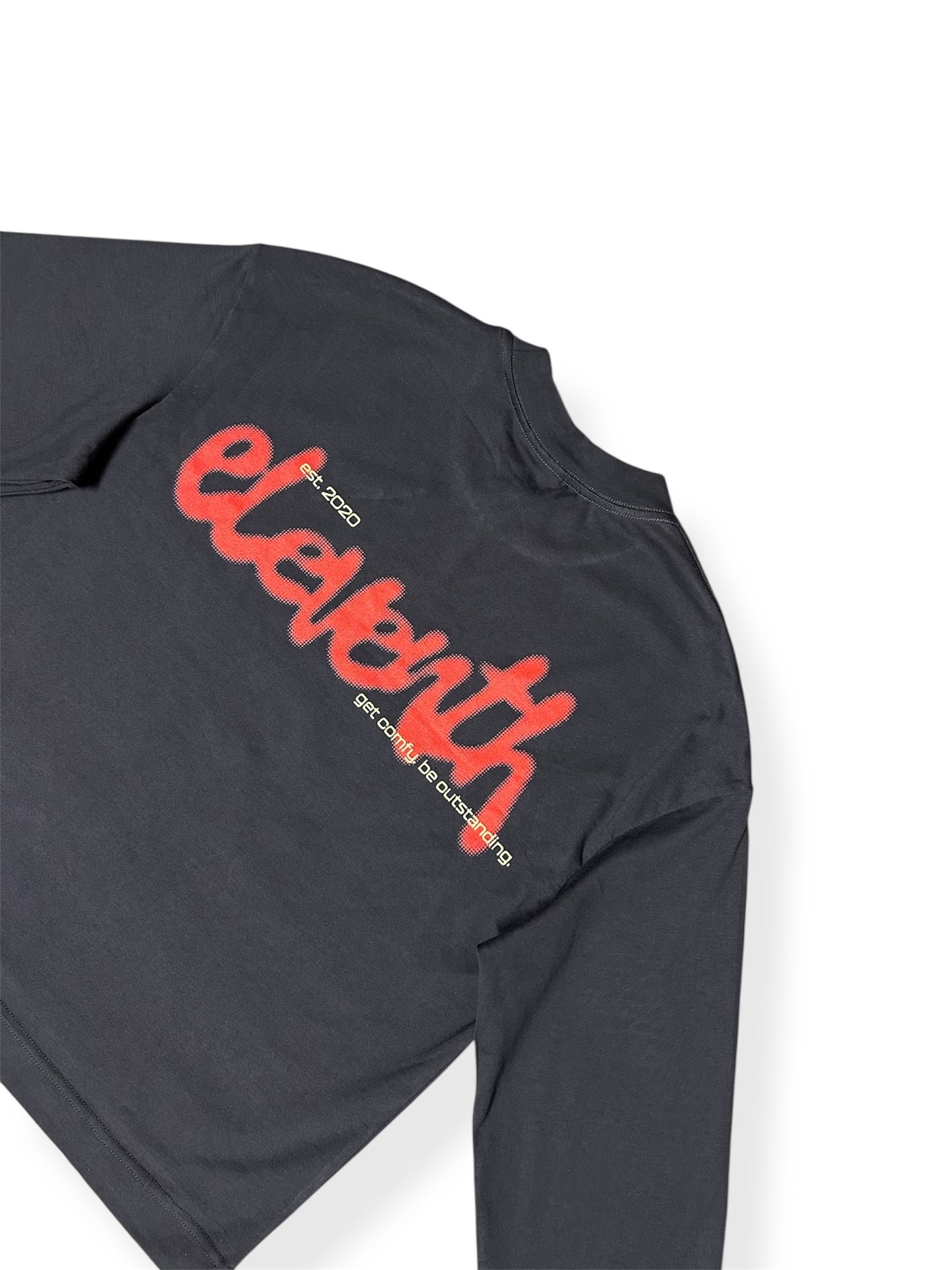 The bubbly longsleeve dark grey